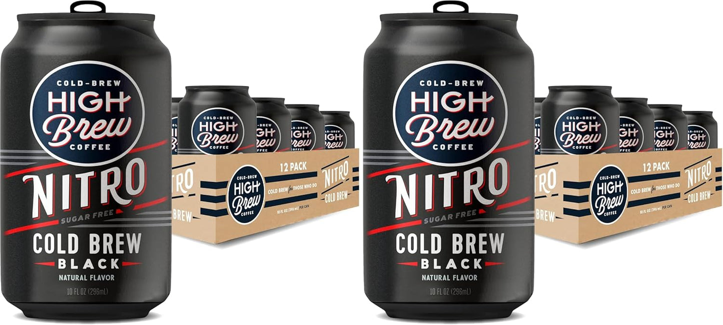 Café frío sin azúcar ni lácteos 10oz paquete 24