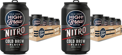 Café frío sin azúcar ni lácteos 10oz paquete 24