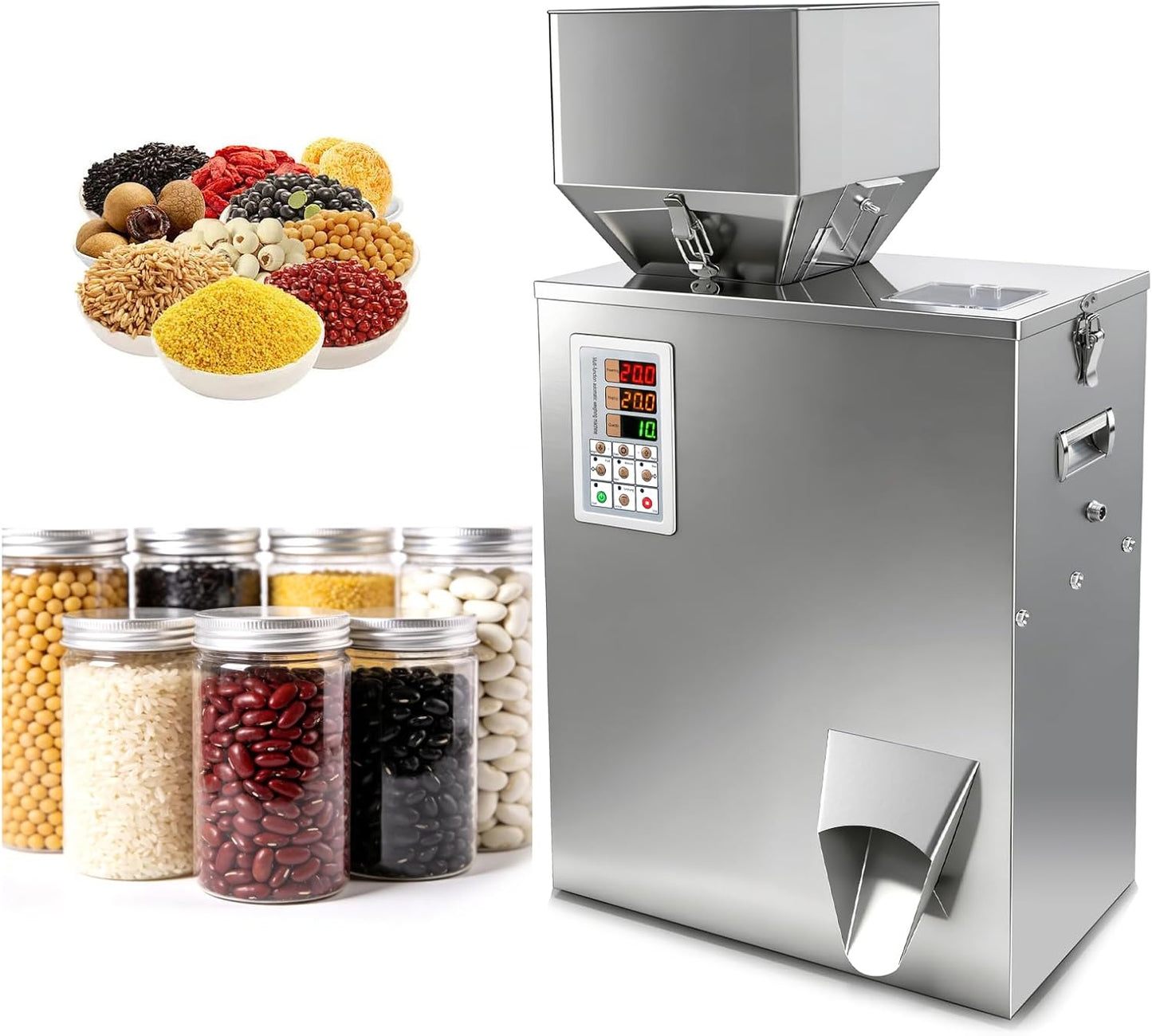 Máquina llenado polvo 0.18-17.64oz automática té café harina