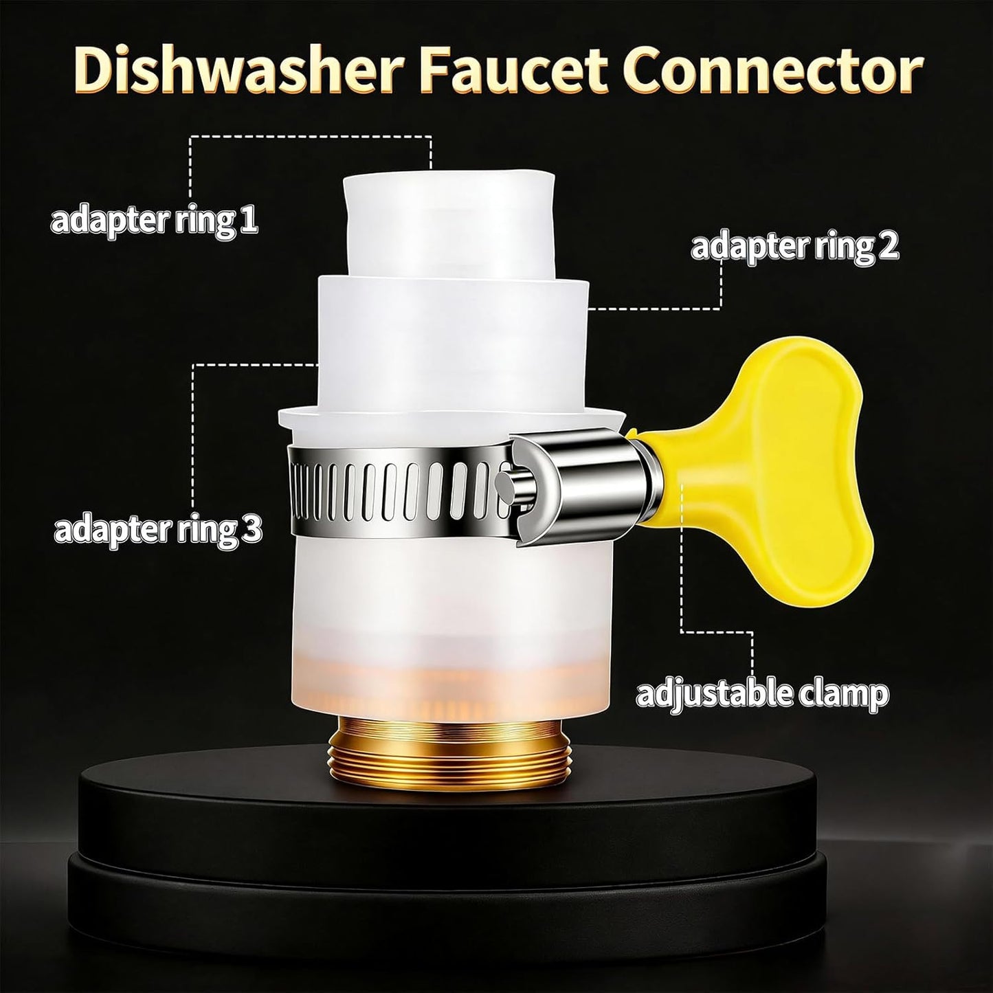 Adaptador grifo a manguera universal rosca fina