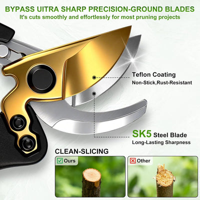 Tijeras podar jardinería acero SK5 profesionales