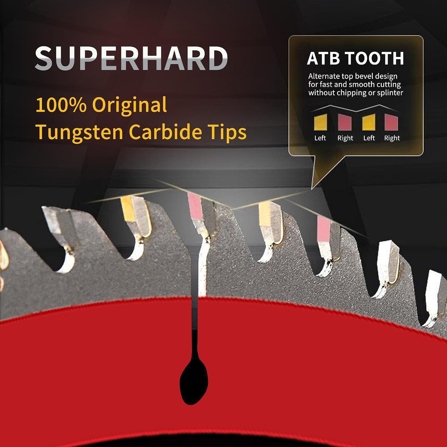Hoja sierra mesa 10pulg 80dientes acero carburo
