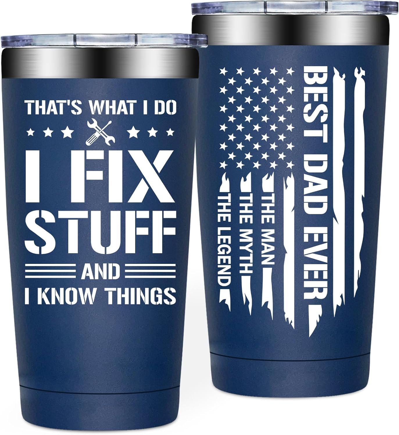 Vaso regalo para papá - Ideal para Navidad, cumpleaños y día del padre
