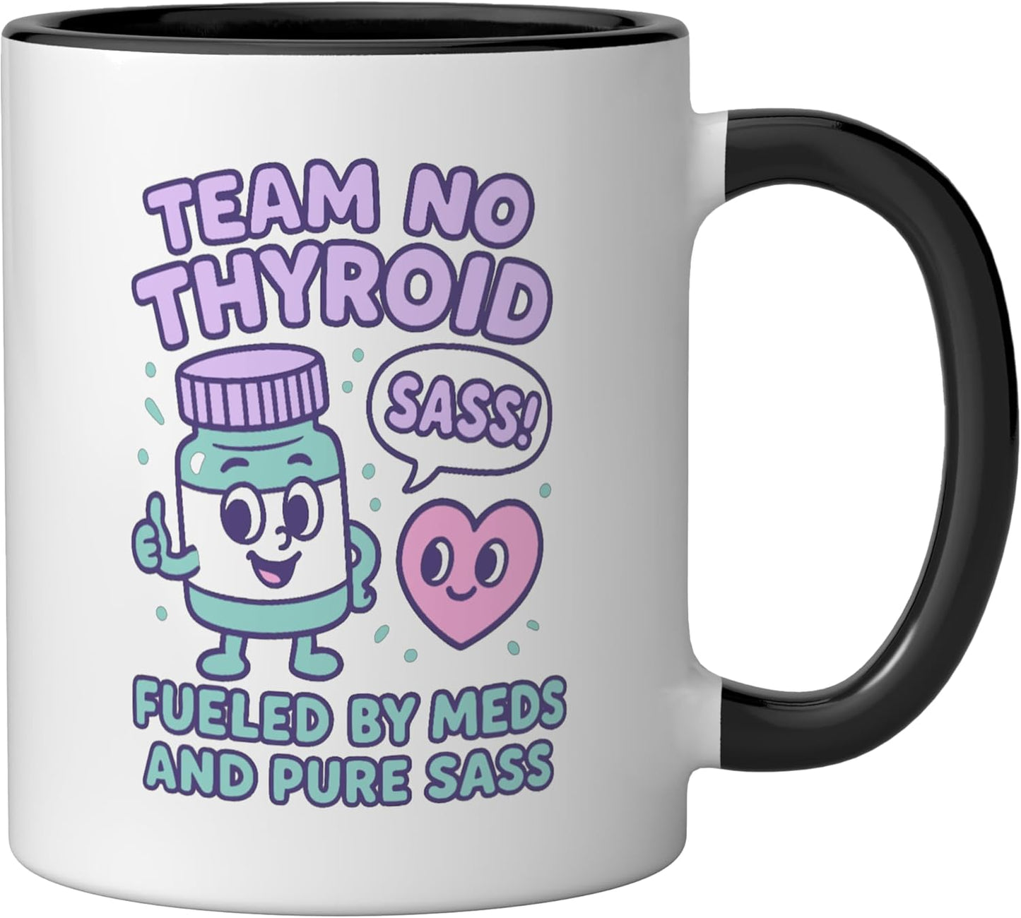 Taza Cerámica Humor Medicinales Negro/Blanco