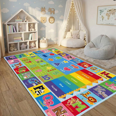 Alfombra educativa para aula y preescolar 59x39.4pulg