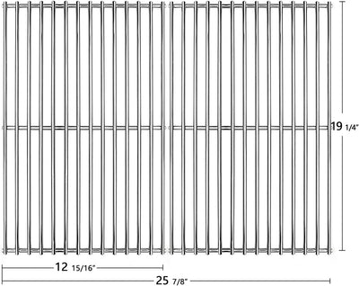 Rejillas cocina acero inox 19pulg para Jenn-Air Nexgrill Brink