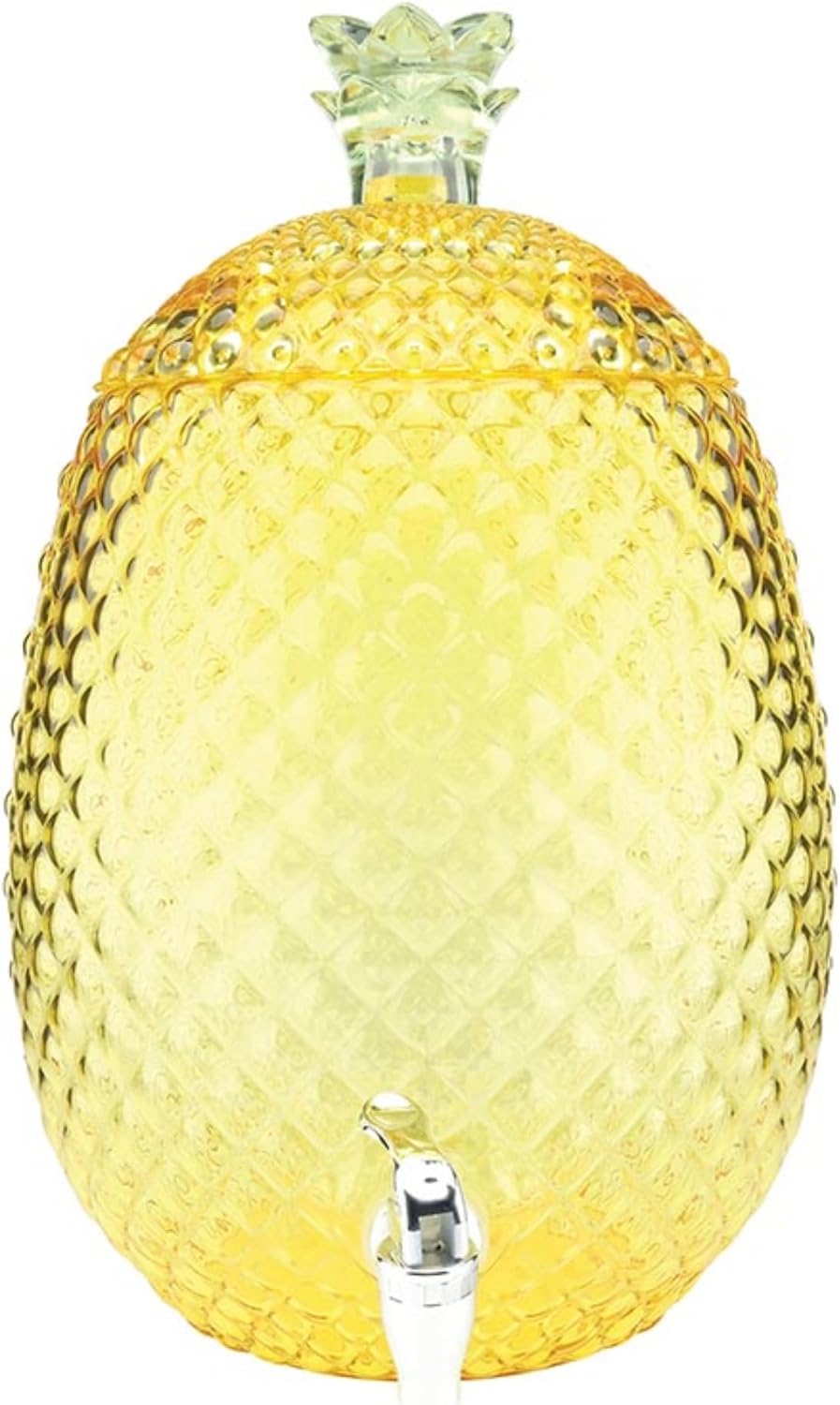 Dispensador bebidas acrílico 1.8gal piña amarilla