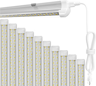 Luz LED tienda 4ft 50W 7500lm T8 con enchufe