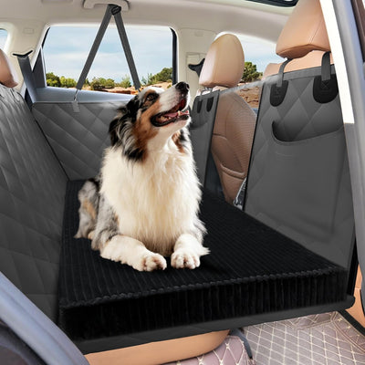 Cama antideslizante para perro asiento trasero coche suave