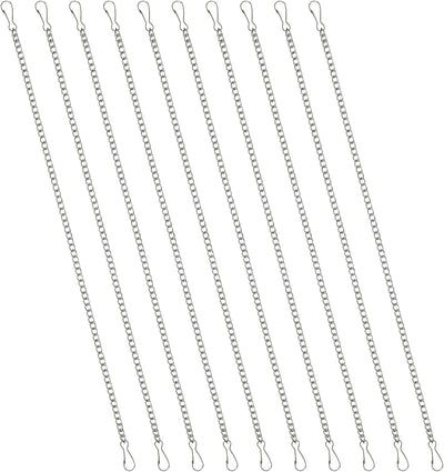 10 Cadenas Colgantes Acero Inox 20pulg Para Vitrales