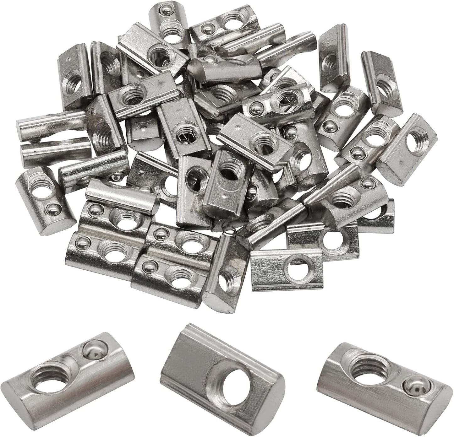 50 Tuercas En T M5 Serie 2020 para Extrusión Aluminio
