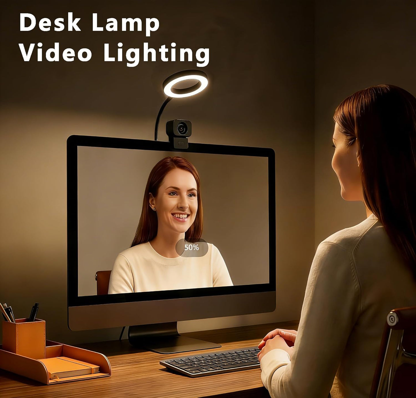 Lámpara LED succionadora 3 modos 10 brillos oficina