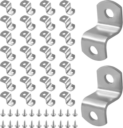 15 Clips Lona Compensado 1/2pulg Forma Z para Lienzo Espejo