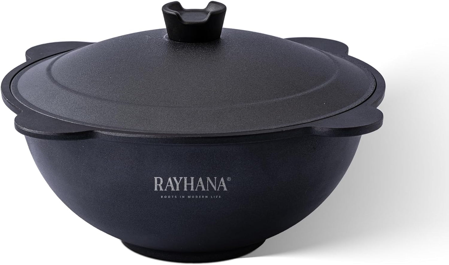 Olla Pilaf Antiadherente para Kabuli Pulao 12.7qt Gris