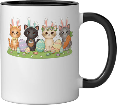 Taza de cerámica para niños con animales de la selva Pascua