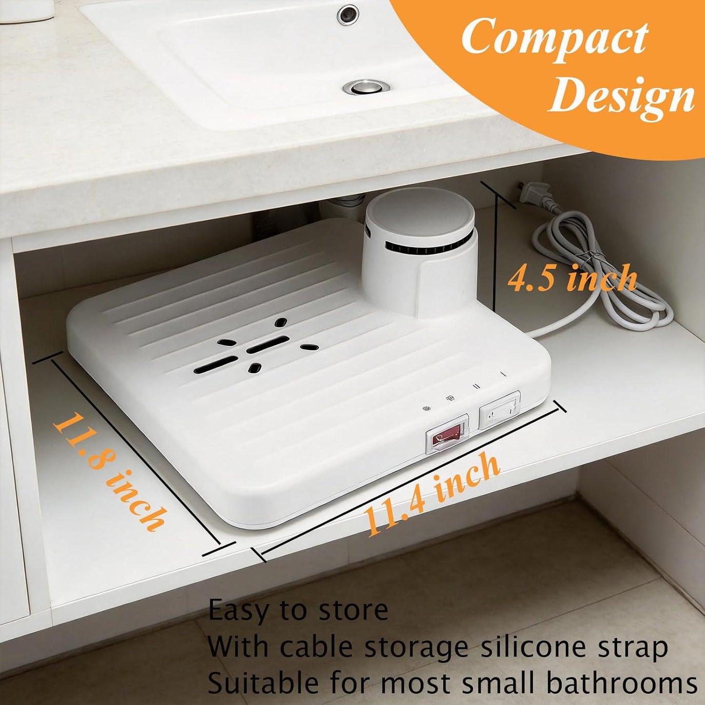 Secador cuerpo 960W aire frío/caliente 2 vel impermeable