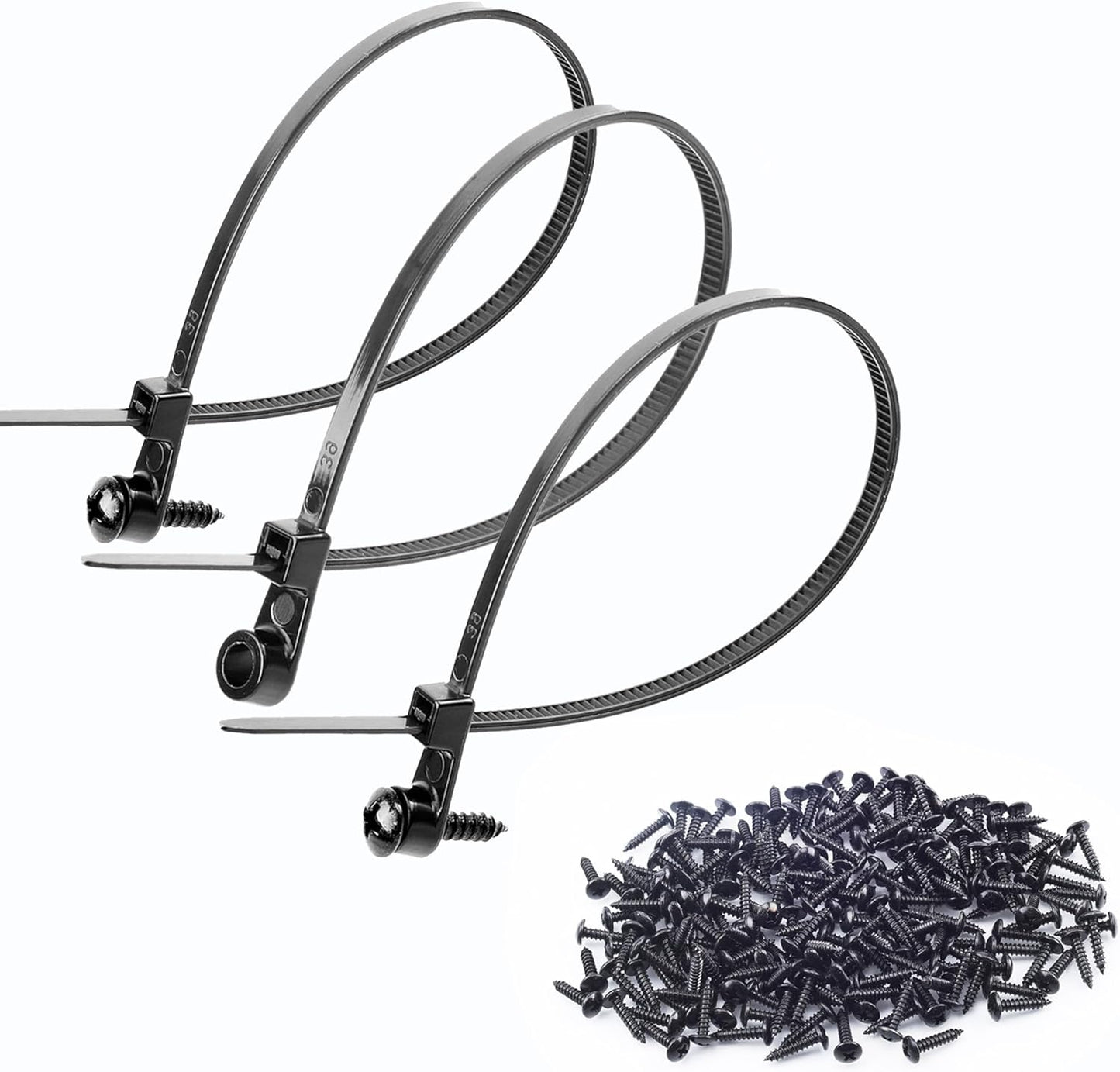 Bridas para cables 8pulg con orificio 200uds