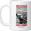 Taza cerámica Funny Munch Christmas Scream Santa's Coming