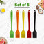 Cepillos silicona cocina 5 pzas para salsa barbacoa hornear