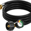 Adaptador manguera propano 1lb a 20lb con tanque