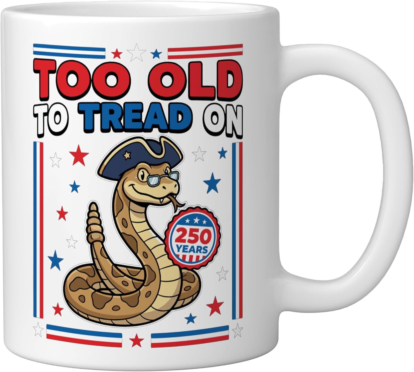 Taza cerámica USA 1776-2026 250 aniversario blanca