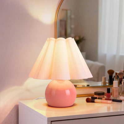 Lámpara mesa rosa para dormitorio niños oficina