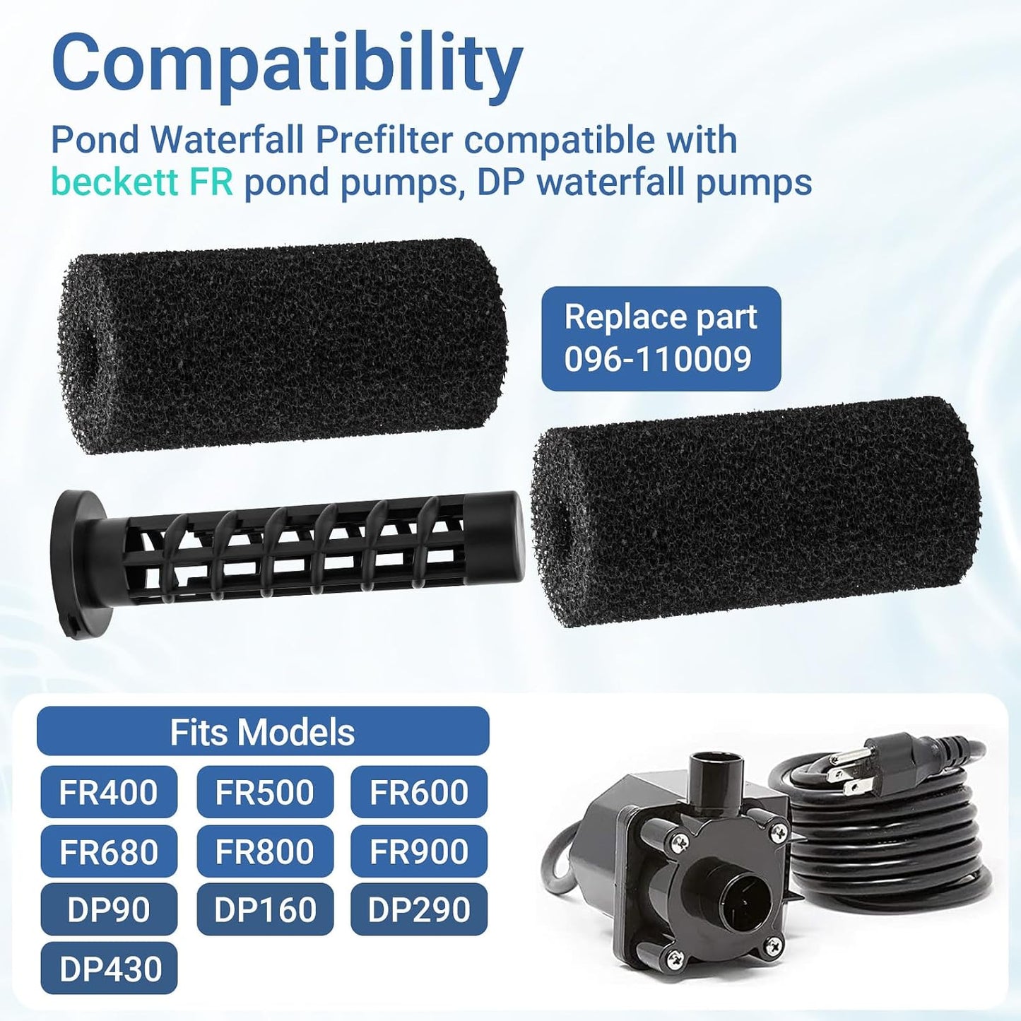 Kit filtros repuesto bomba estanque comp Beckett FR400