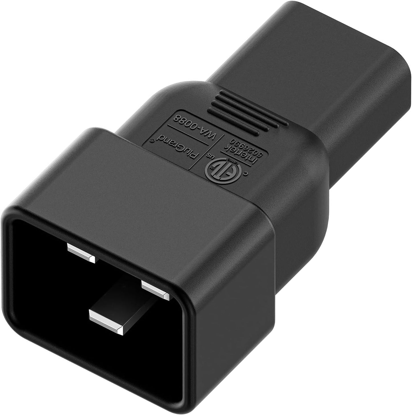Adaptador corriente C20 a C13 15A 125V ETL