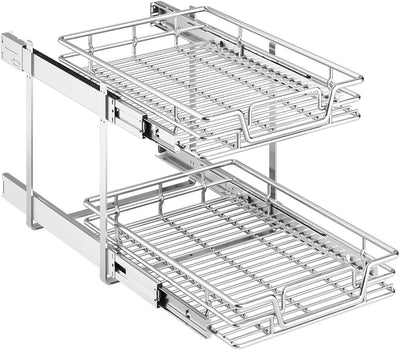 Estante cocina 2 niveles organizador cajones 15x21pulg
