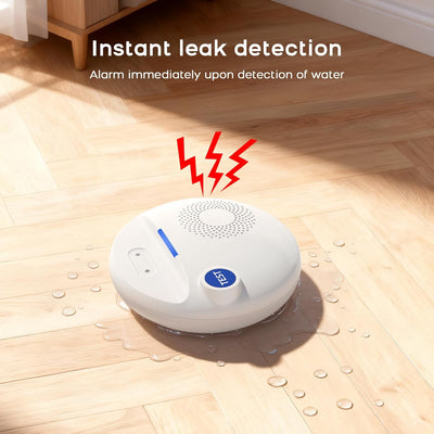 Detector fugas agua WiFi alarma 100dB para Smart Life Tuya