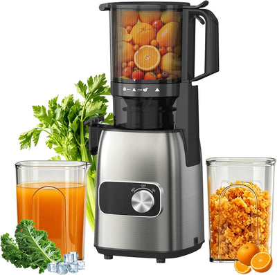 Exprimidor frutas verduras canal 5.3pulg alto rendimiento