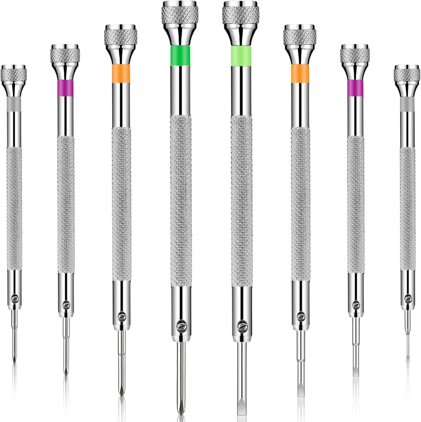 Set 8 Destornilladores Reloj Precisión 0.055-0.079pulg Joyas
