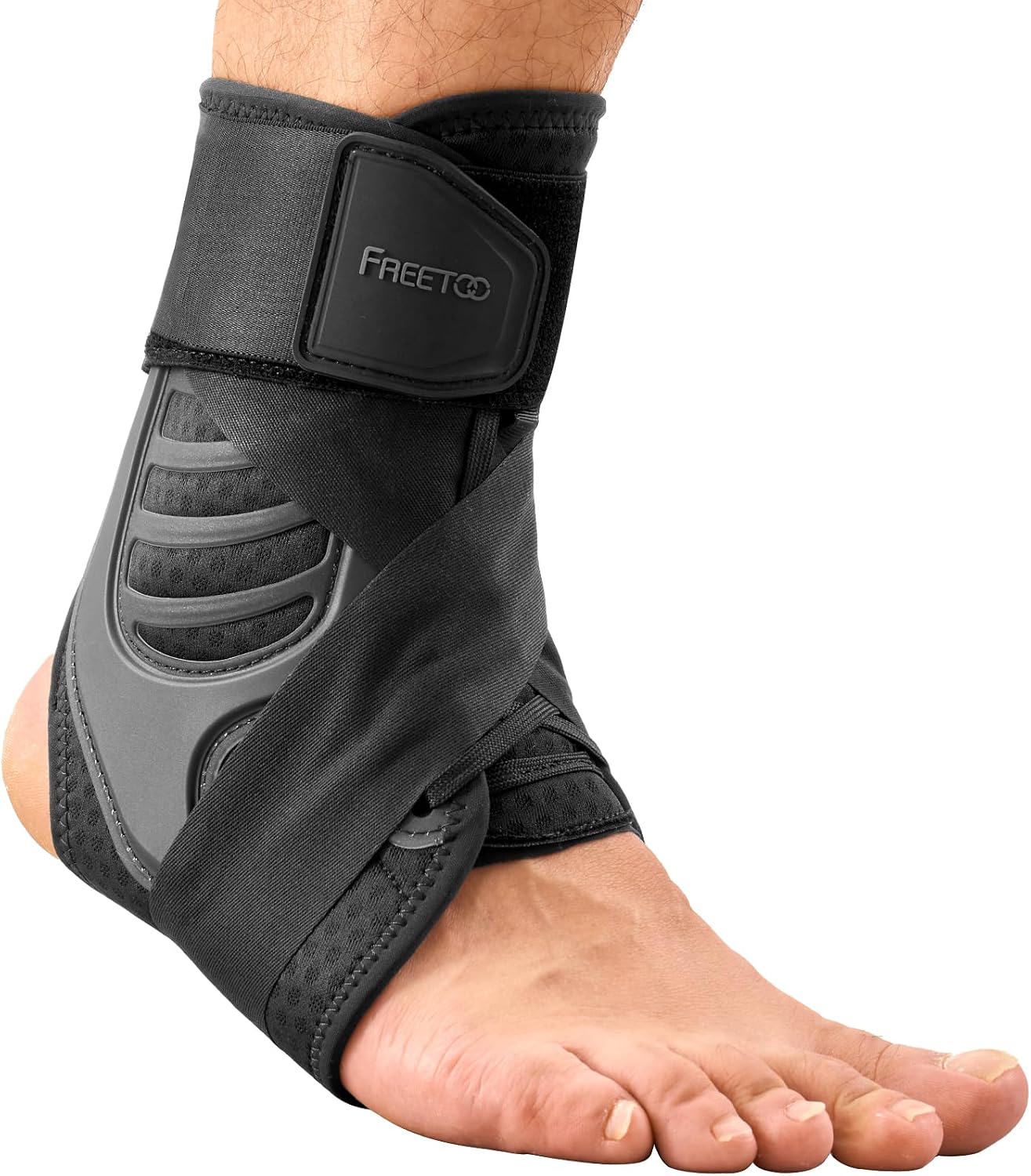 Tobillera ajustable con cordones para correr baloncesto