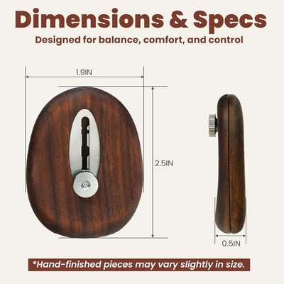 Herramienta de puntuacion de masa madre telescopica de madera de nogal negro y acero inoxidable 304 con 11 cuchillas
