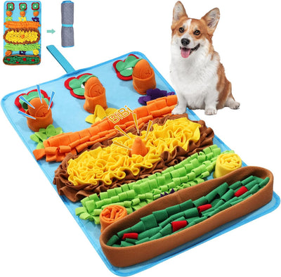 Tapete olfateo perros 32x20pulg con zanahs chirriantes
