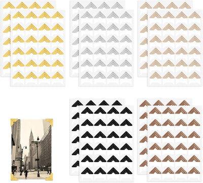 240 Esquinas Fotos Autoadhesivas para Álbumes 10 Hojas