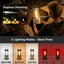 Linterna LED recargable 2000 lúmenes impermeable camping