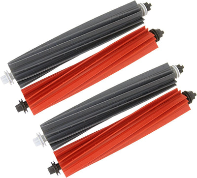 2 Set Cepillos Roborock S8 Q5 Q8 Paq 4 Pzas Goma Dual