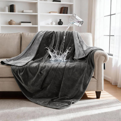 Manta impermeable para mascotas 50x60pulg gris