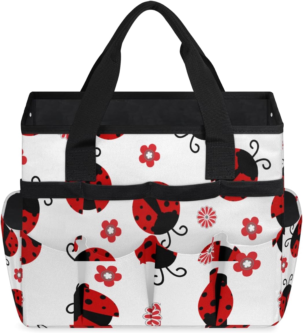 Bolsa herramientas jardinería Oxford resistente con asa