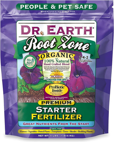 Fertilizante orgánico Earth 701P 4lb para plantas