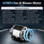 Motor soplador 1/3 HP 115V transm. correa Packard