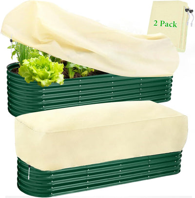 2 Pzas Manta Invierno para Plantas Maceta Rectangular Reutilizable