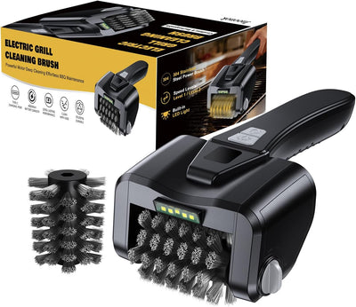 Cepillo eléctrico parrilla motor doble velocidad LED 4000mAh tipo C