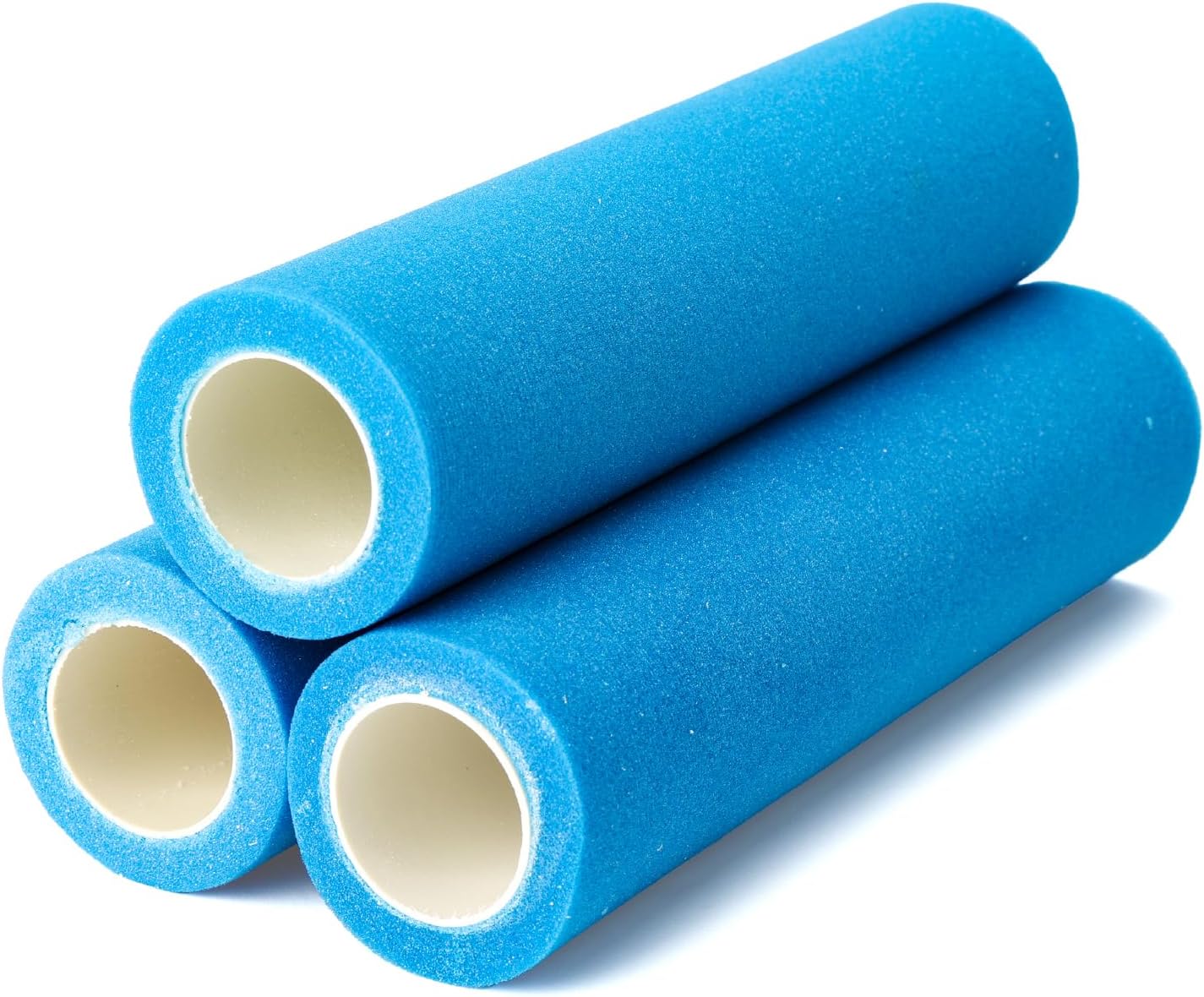 Cubiertas rodillo espuma 9pulg set3 siesta 3/8 azul