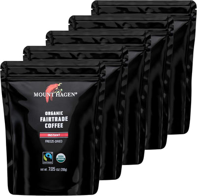 Café instantáneo orgánico Mount Hagen 5x7.05oz