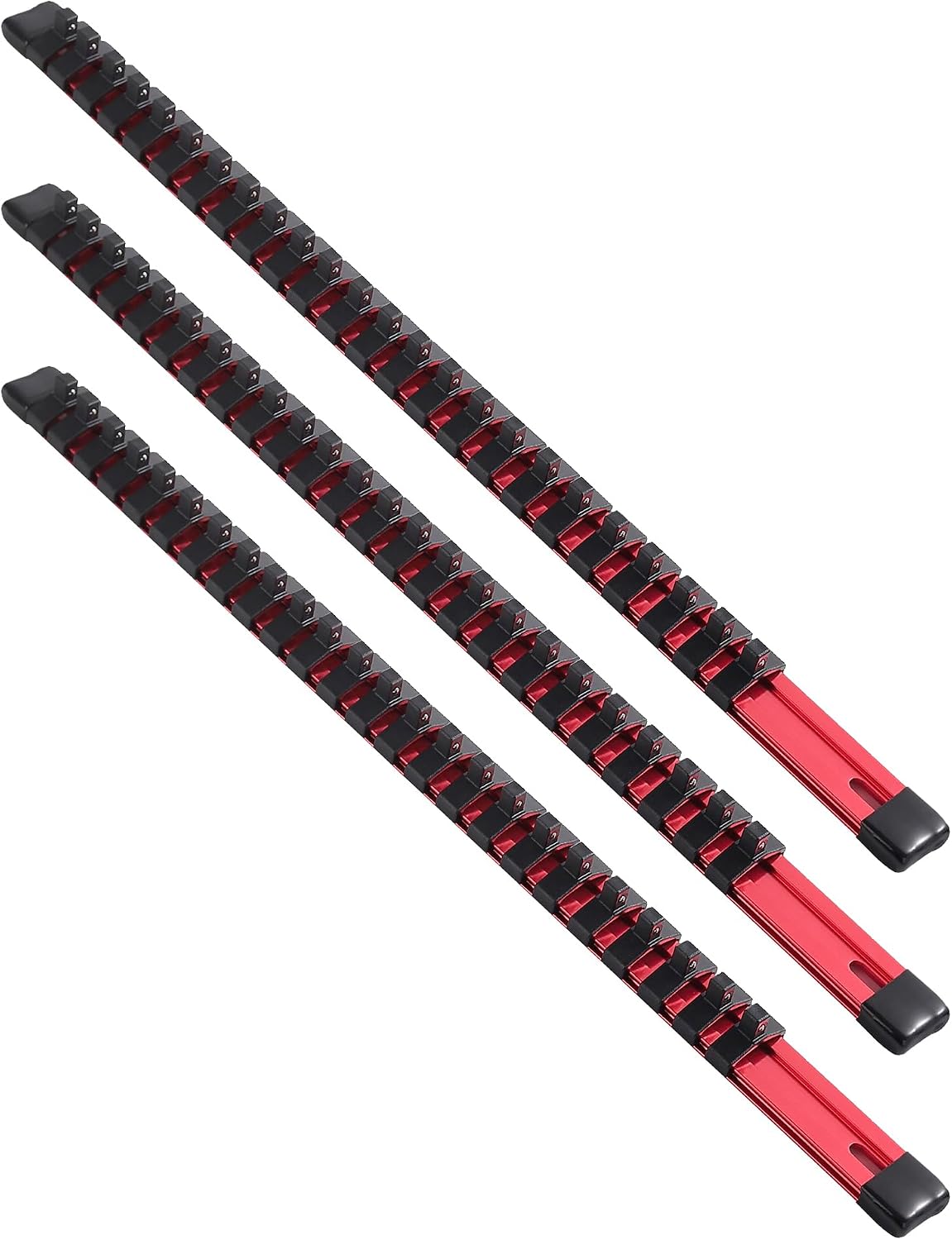 Organiz. enchufes aluminio 3/4pulg 3 pzas 72 clips