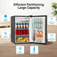 Mini refrigerador con congelador 4.41ft³ puerta reversible