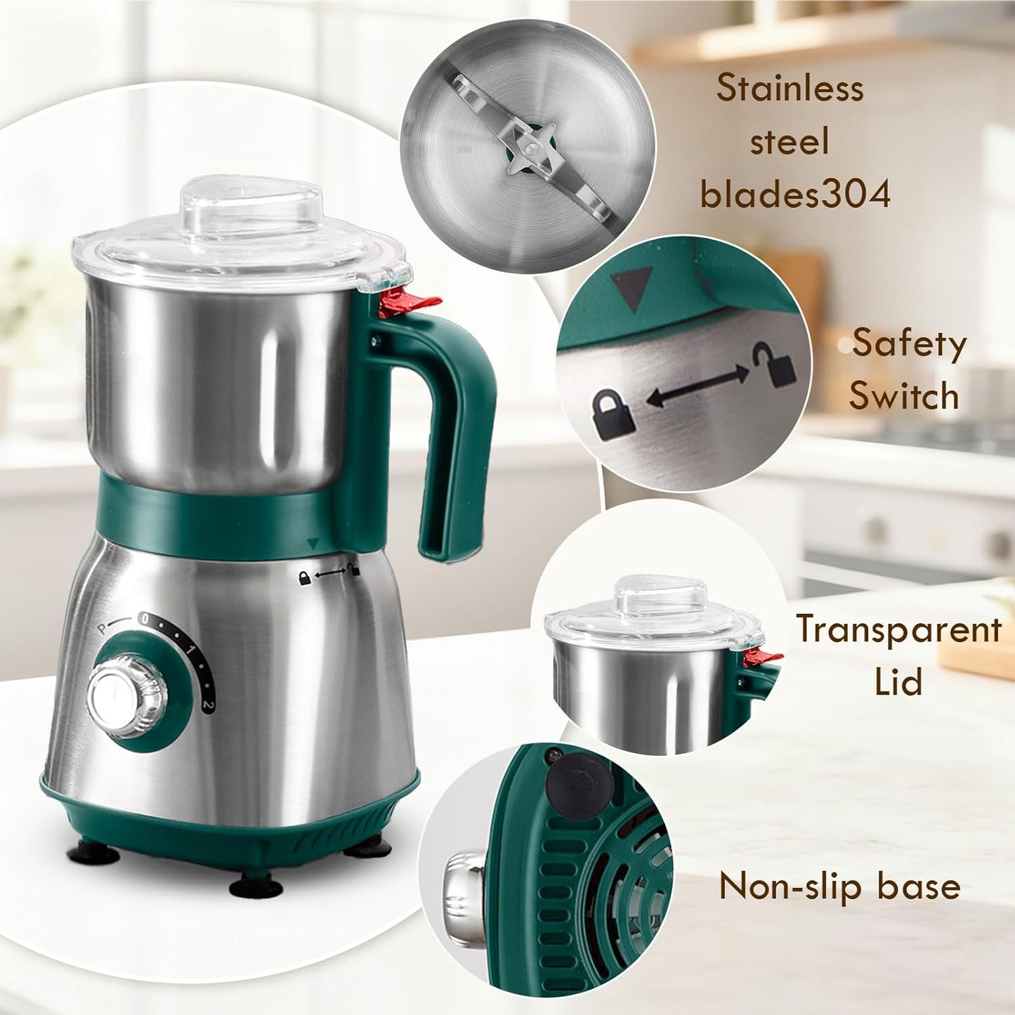 Molinillo cocina para especias y café 25.4oz