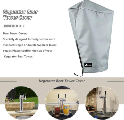 Cubierta keg acero 600D aislante felpa exterior